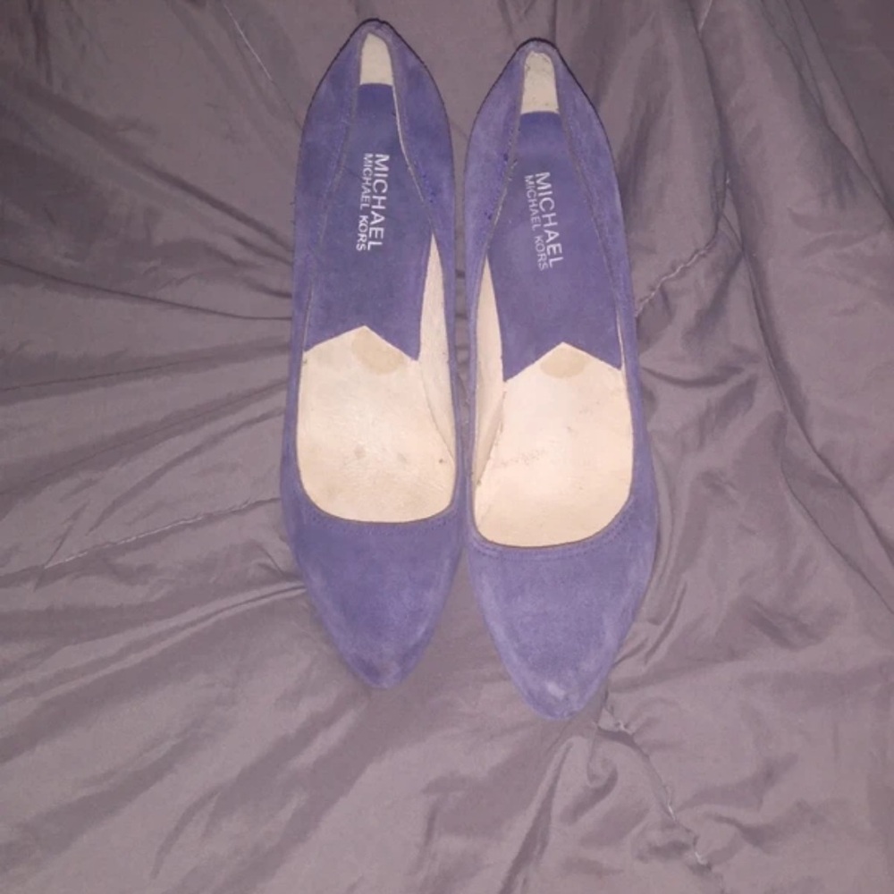 Michael Kors Purple Suede Heels